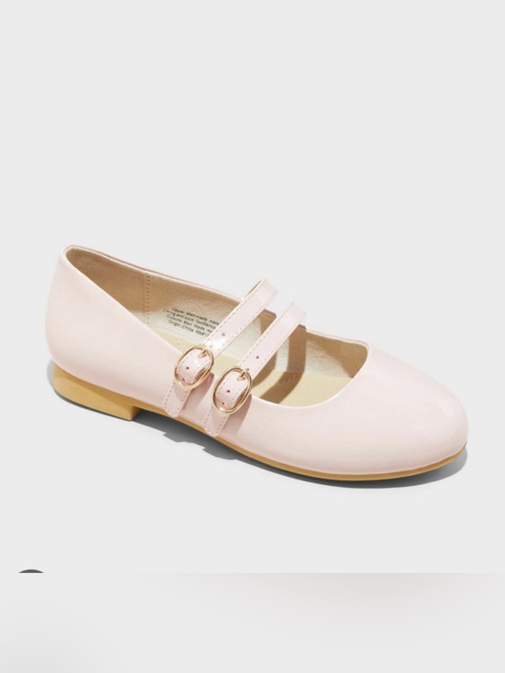 Cat & Jack Kids' Amelia Double
Buckle Mary Light Pink